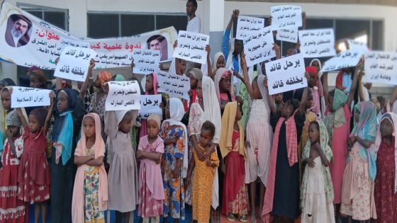 وقفة احتجاجية في تشاد رفضا للعدوان على ايران ومبايعة للامام مجتبى الخامنئي 