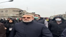 حضور أمين المجلس الأعلى للأمن القومي “علي لاريجاني” في مسيرة يوم القدس العالمي