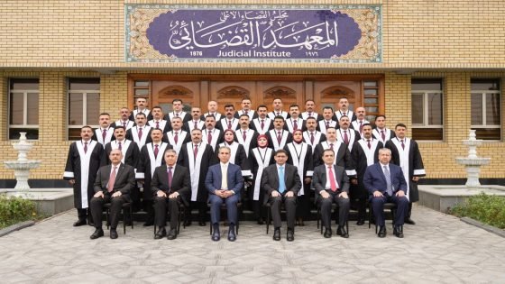 رئيس مجلس القضاء الأعلى خلال حفل تخرج دورة القضاة (48): المعهد القضائي منارة علمية ومهنية رفد القضاء بخيرة الكفاءات.