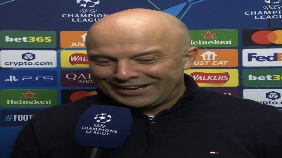 ارني سلوت: لقد فزنا على ريال مدريد وفزنا على أتلتيكو مدريد وفزنا على إنتر، نحن نخوض موسمًا رائعًا في دوري أبطال أوروبا