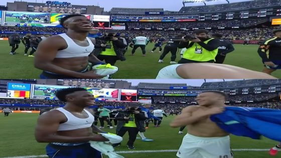 الجماهير البرازيلية غاضبة من فيني جدًا بسبب هذه اللقطة.