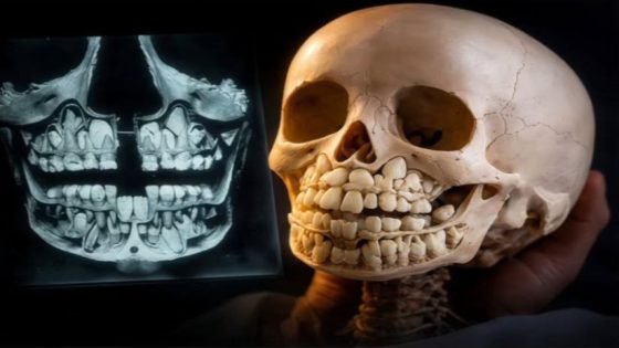 هكذا تبدو جمجمة الطفل قبل فقدان الأسنان!