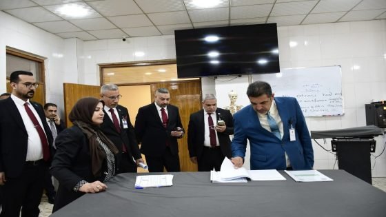 فريق المقيم الوطني يواصل زياراته التقييمية في كلية التقنيات الصحية والطبية كوفة لتعزيز الاعتماد المؤسسي