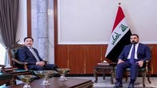 رئيس مجلس النواب ومحافظ البنك المركزي يبحثان السياسة النقدية وتعزيز الاستقرار المالي في البلاد