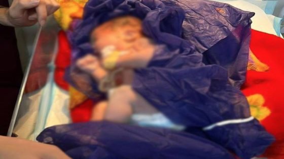 العثور على طفلة حديثة الولادة مرمية قرب أحد المساجد في محافظة كركوك