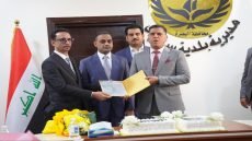 العامري يحضر مراسم توديع قائممقام سفوان وتكليف بديل لإدارة القضاء