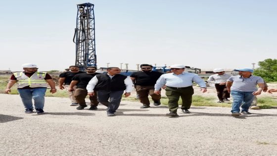 نائب محافظ البصرة ماهر العامري يتفقد جزيرة السندباد لمتابعة مشروع إنشاء سد مائي في شط العرب
