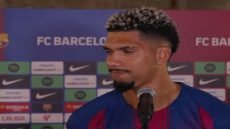 رونالد أراوخو لاعب برشلونة: كلما زادت المشاكل لريال مدريد، كان ذلك أفضل بالنسبة لنا.