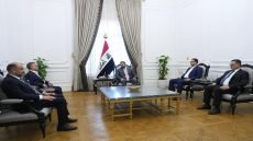الزيدي يستقبل وفد العتبة العلوية المقدسة