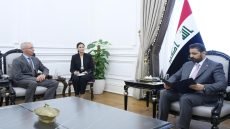 الزيدي يستقبل السفير الألماني في العراق