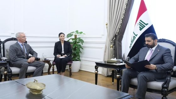 الزيدي يستقبل السفير الألماني في العراق