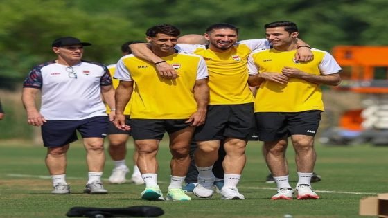 لقطات من الوحدة التدريبية الأولى للمنتخب الوطني (أسود الرافدين) في معسكره التدريبي المقام في إسبانيا