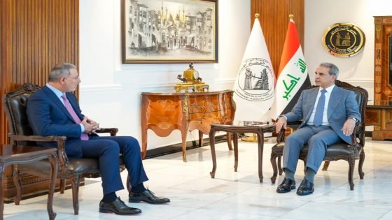 رئيس مجلس القضاء الأعلى يهنئ رئيس جهاز الأمن الوطني الجديد ويبحث معه التنسيق التحقيقيرئيس مجلس القضاء الأعلى يهنئ رئيس جهاز الأمن الوطني الجديد ويبحث معه التنسيق التحقيقي