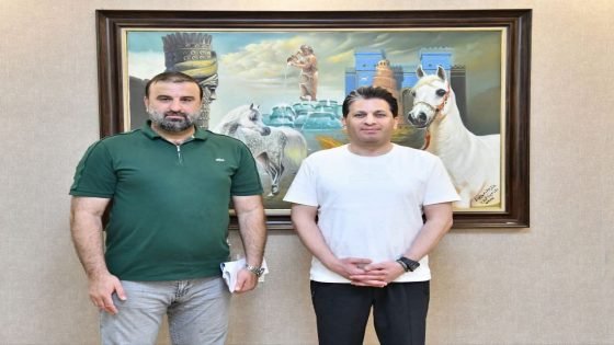 مفتن يؤكد دعم إنشاء مدينة رياضية أولمبية في نينوى ويشيد بالعمل الإداري لفرع المحافظة