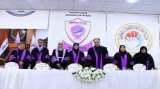 رئيس جامعة الفرات الأوسط التقنية يترأس مناقشة أطروحة دكتوراه في جامعة القادسية