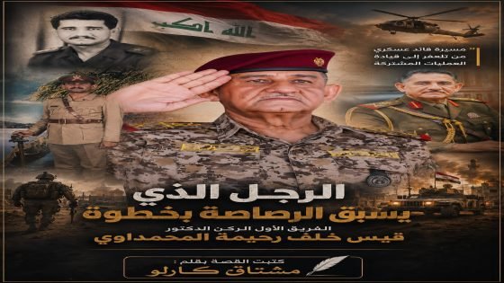 الرجل الذي يسبق الرصاصة بخطوة الفريق الاول الركن الدكتور قيس خلف رحيمة المحمداوي… سيرة قائد لم يكن المنصب غايته بل كان العراق رسالته