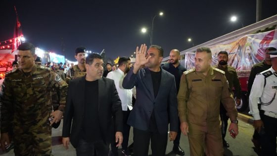 نائب محافظ البصرة الإداري يجري جولة ليلية على سرادق الخدمة الحسينية ويؤكد تعزيز التعاون لخدمة الزائرين