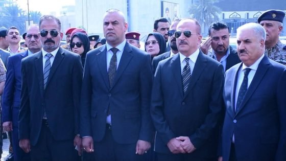 النائب علي انهير السراي يشارك في مراسم رفع الستار عن نصب الشهيد اللواء الطيار ماجد التميمي