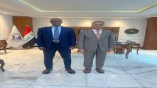 رئيس مجلس القضاء الأعلى يستقبل مستشار السفارة السودانية ويبحث التعاون القضائي المشترك