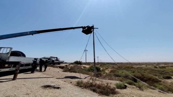 توزيع كهرباء ميسان يُنجز تأهيل مغذي الكسارة وتغيير مساره في قلعة صالح