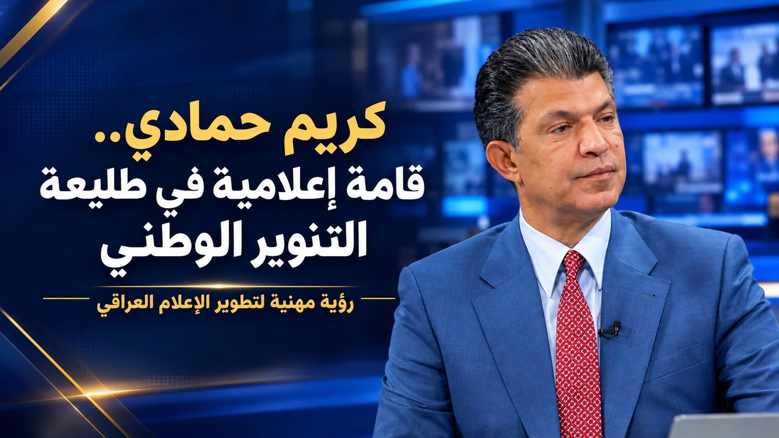 في طليعة التنوير الوطني.. كريم حمادي: قامة إعلامية تعيد صياغة المشهد الصحفي برؤية استثنائية