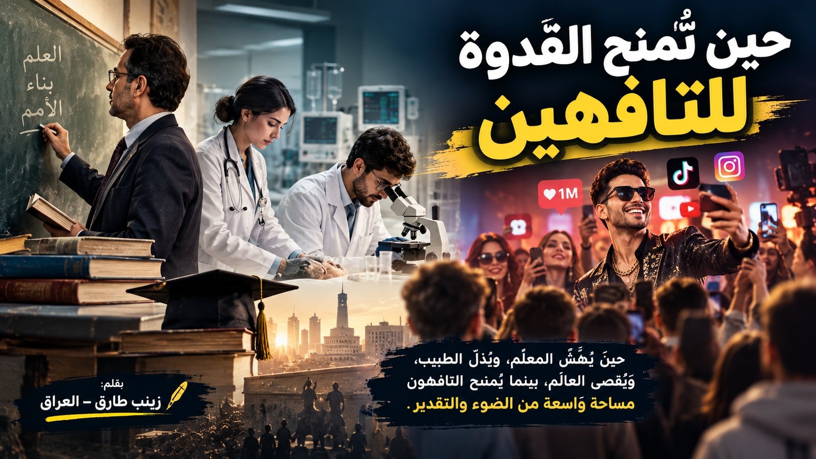 حين تُمنح القدوة للتافهين