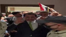 جماهير الموصل تحي الدكتور عقيل مفتن خلال زيارته للمحافظة وحضوره للفعاليات الرياضية